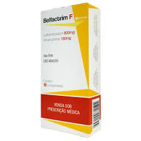 Belfactrim F 800mg/160mg Com 10 Comprimidos