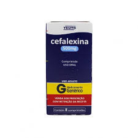 Cefalexina 500mg 10 comprimidos Teuto Genérico.