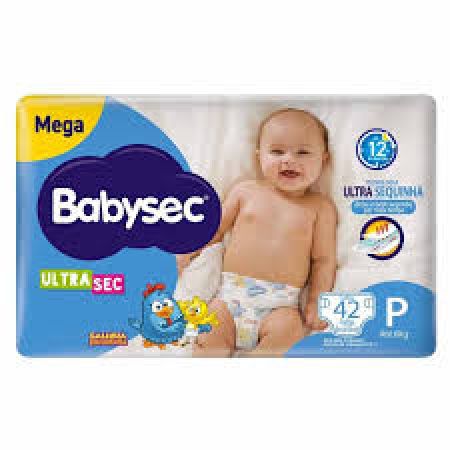 Fralda Babysec Ultrasec Mega P Com 42 Unidades