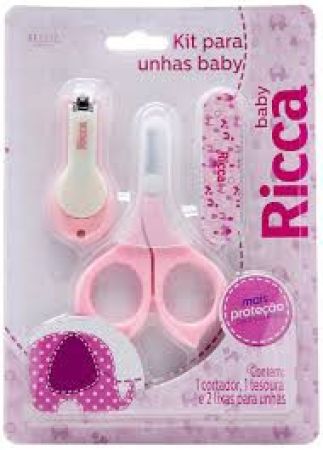 KIT PARA UNHAS BABY ROSA RICCA