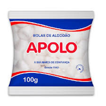 BOLAS DE ALGODÃO 100G APOLO